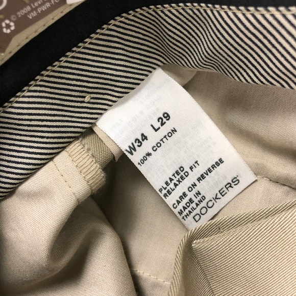 Dockers NEW Premium D4 Relaxed Fit  34x29 - Picture 7 of 7